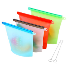 500ml/1000ml/1500ml/4000ml Preservation Reusable Silicone Food Storage Bag